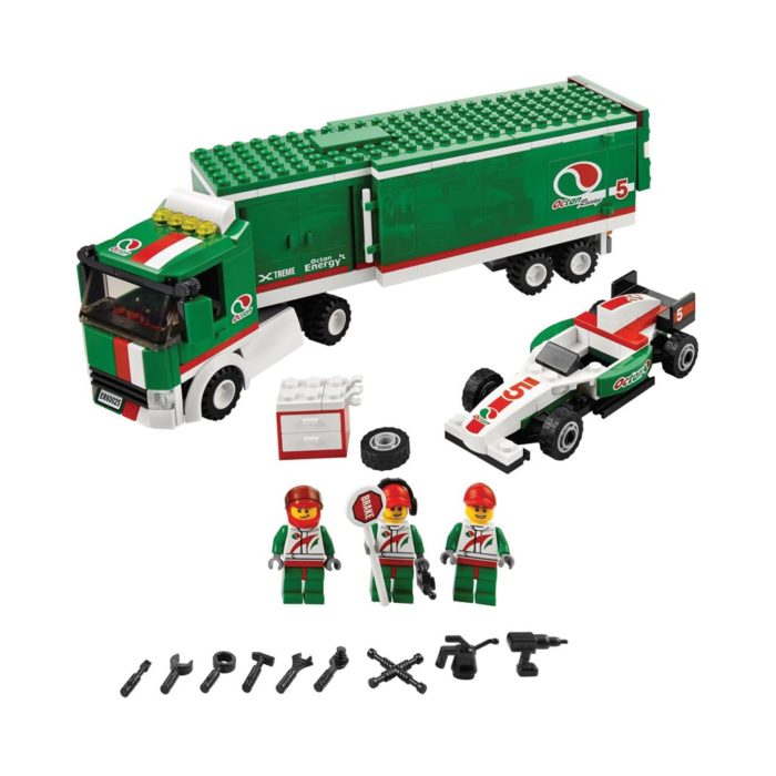 Brickly - 60025 Lego City - Grand Prix Truck - Assembled