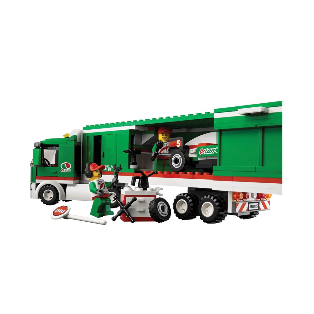 Brickly - 60025 Lego City - Grand Prix Truck - Assembled