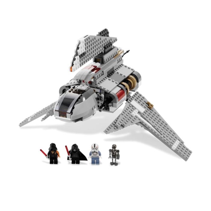 Brickly - 8096 Lego Star Wars - Episode 3 - Emperor Palpatine's Shuttle - Assembled