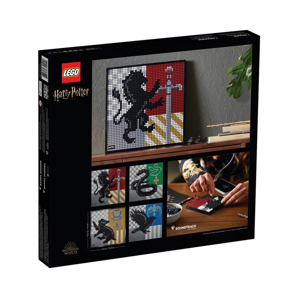 Brickly - 31201 Lego Harry Potter - Hogwarts Crests - Box Back
