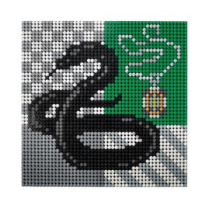 Brickly - 31201 Lego Harry Potter - Hogwarts Crests - Assembled Slytherin Crest