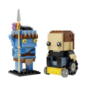 Brickly - 40554 Lego Brickheadz - Jake Sully & his Avatar - Assembled