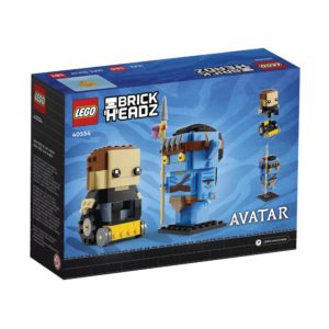 Brickly - 40554 Lego Brickheadz - Jake Sully & his Avatar - Box Back
