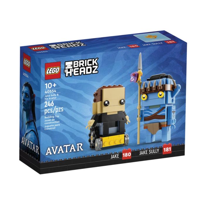 Brickly - 40554 Lego Brickheadz - Jake Sully & his Avatar - Box Front