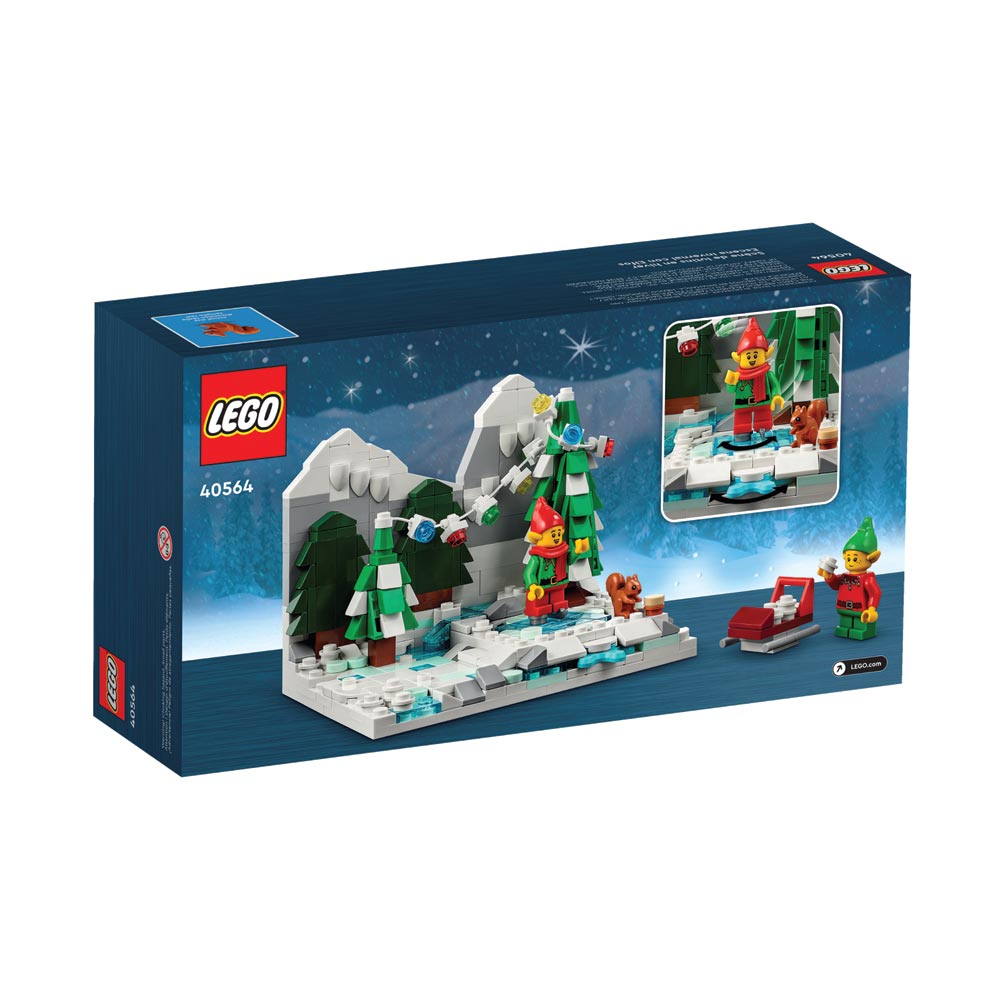 Brickly - 40564 Lego Winter Elves Scene - Box Back