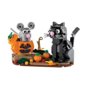Brickly - 40570 Lego Halloween Cat & Mouse - Assembled