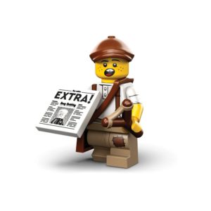 Brickly - 71037-12 Lego Series 24 Minifigures - Newspaper Kid