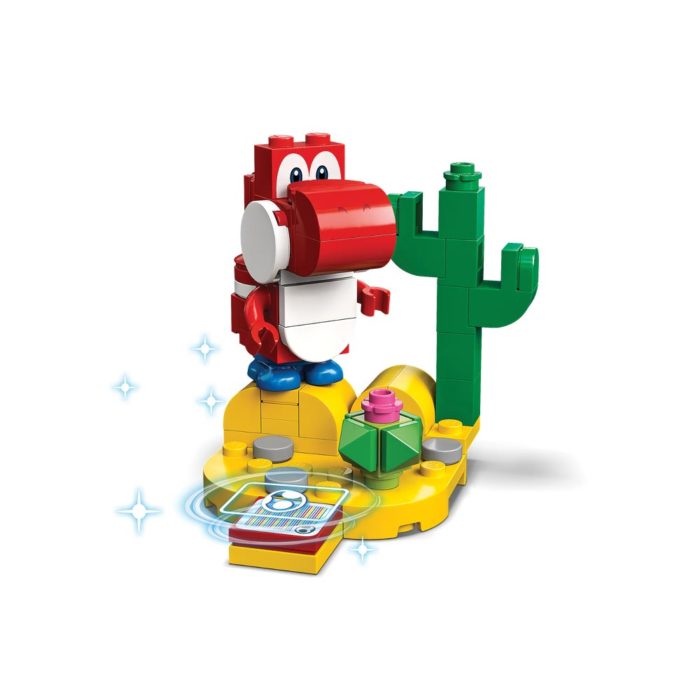 Brickly - 71410-1 Lego Super Mario Character Pack Series 5 - Red Yoshi