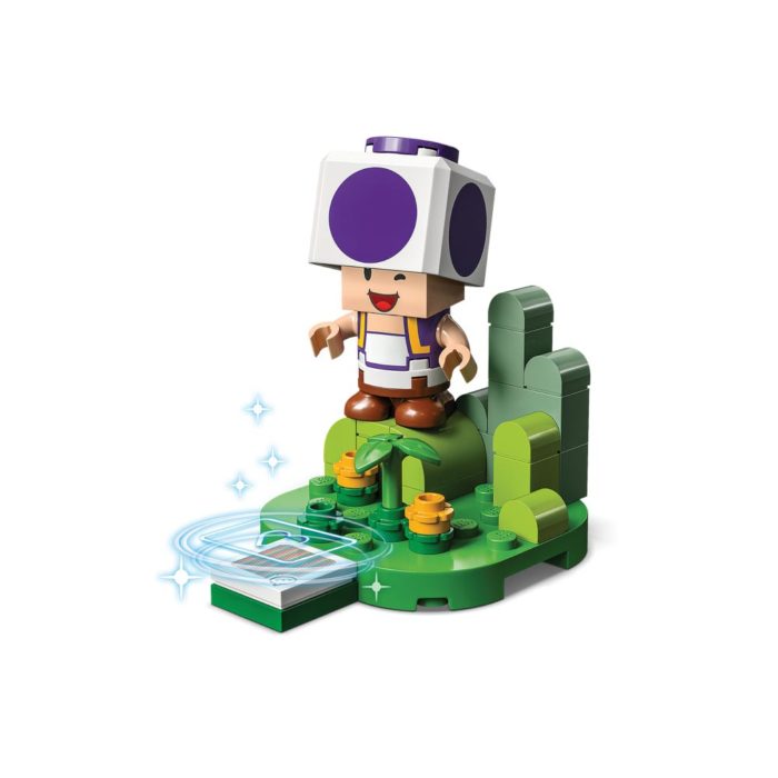 Brickly - 71410-3 Lego Super Mario Character Pack Series 5 - Purple Toad
