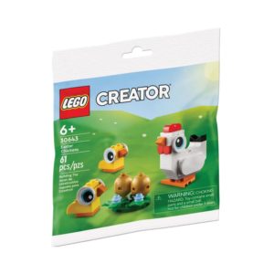 Brickly - 30643 Lego Easter Chickens - Polybag Front