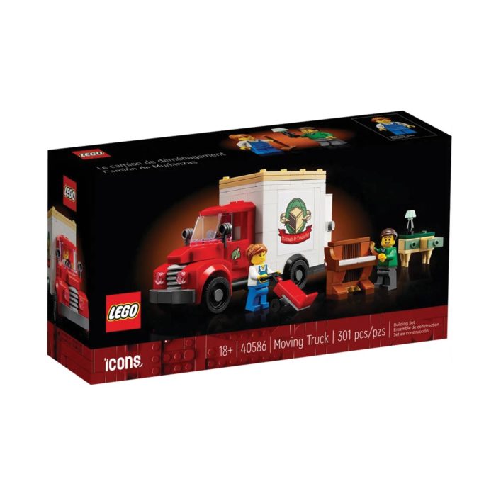 Brickly - 40586 LEGO Icons - Moving Truck - Box Front
