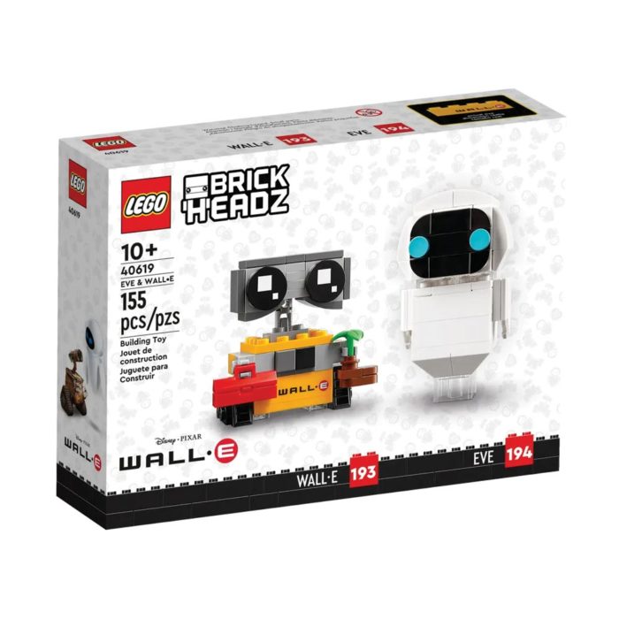 Brickly - 40619 LEGO Brickheadz - EVE & WALL•E - Box Front