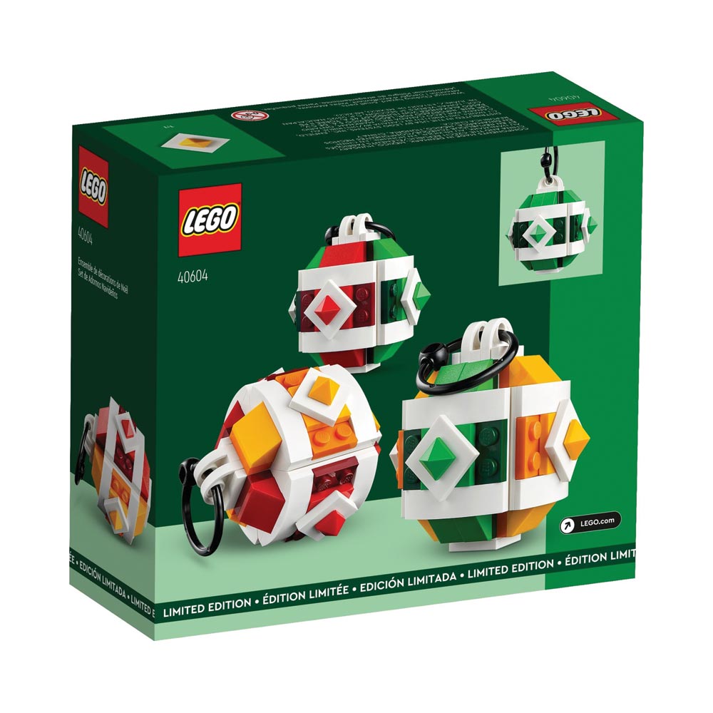Brickly - 40604 LEGO Christmas Decor Set - Box Back