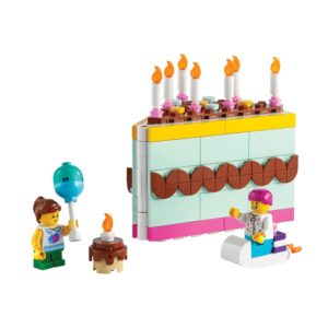 Brickly - 40641 LEGO Birthday Cake - Assembled