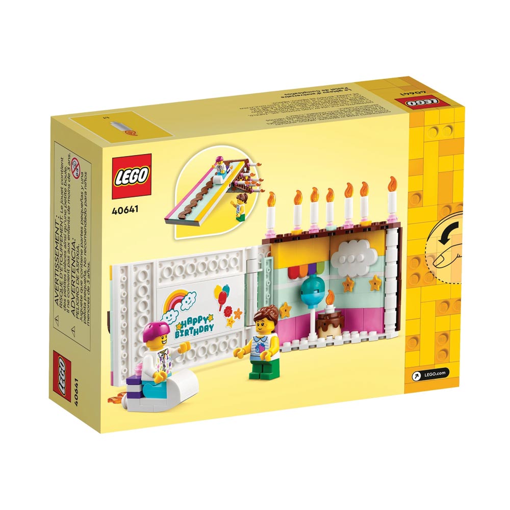 Brickly - 40641 LEGO Birthday Cake - Box Back