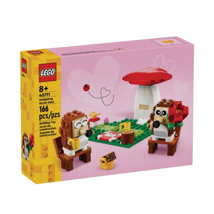 Brickly - 40711 LEGO Hedgehog Picnic Date - Box Front
