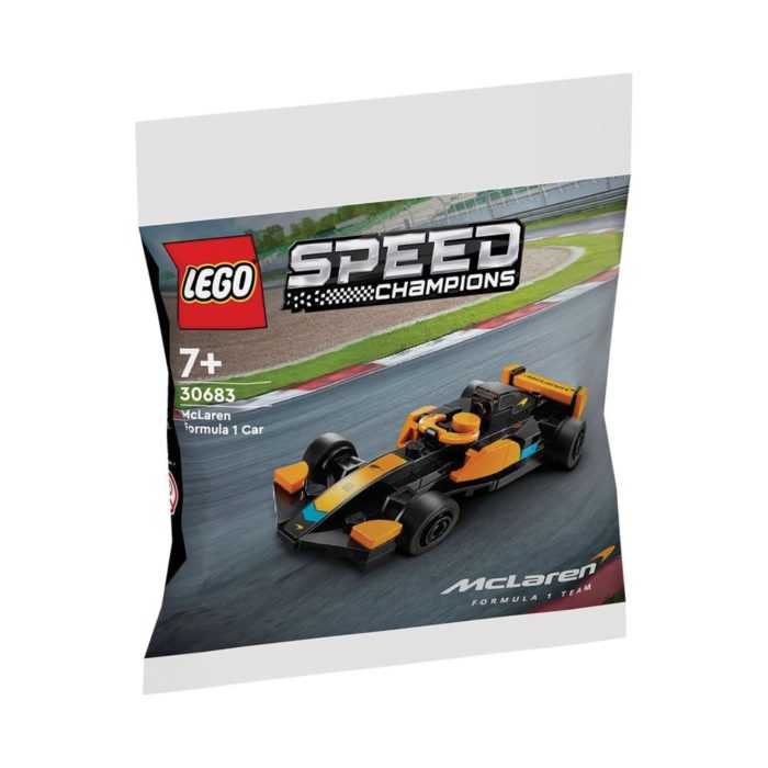 Brickly - 30683 Lego Speed Champions - McLaren Formula 1 Car - Bag Front