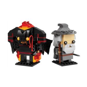 Brickly - 40631 LEGO Brickheadz - Lord of the Rings™ - Gandalf the Grey™ & Balrog™ - Assembled