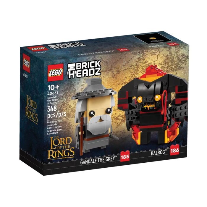 Brickly - 40631 LEGO Brickheadz - Lord of the Rings™ - Gandalf the Grey™ & Balrog™ - Box Front