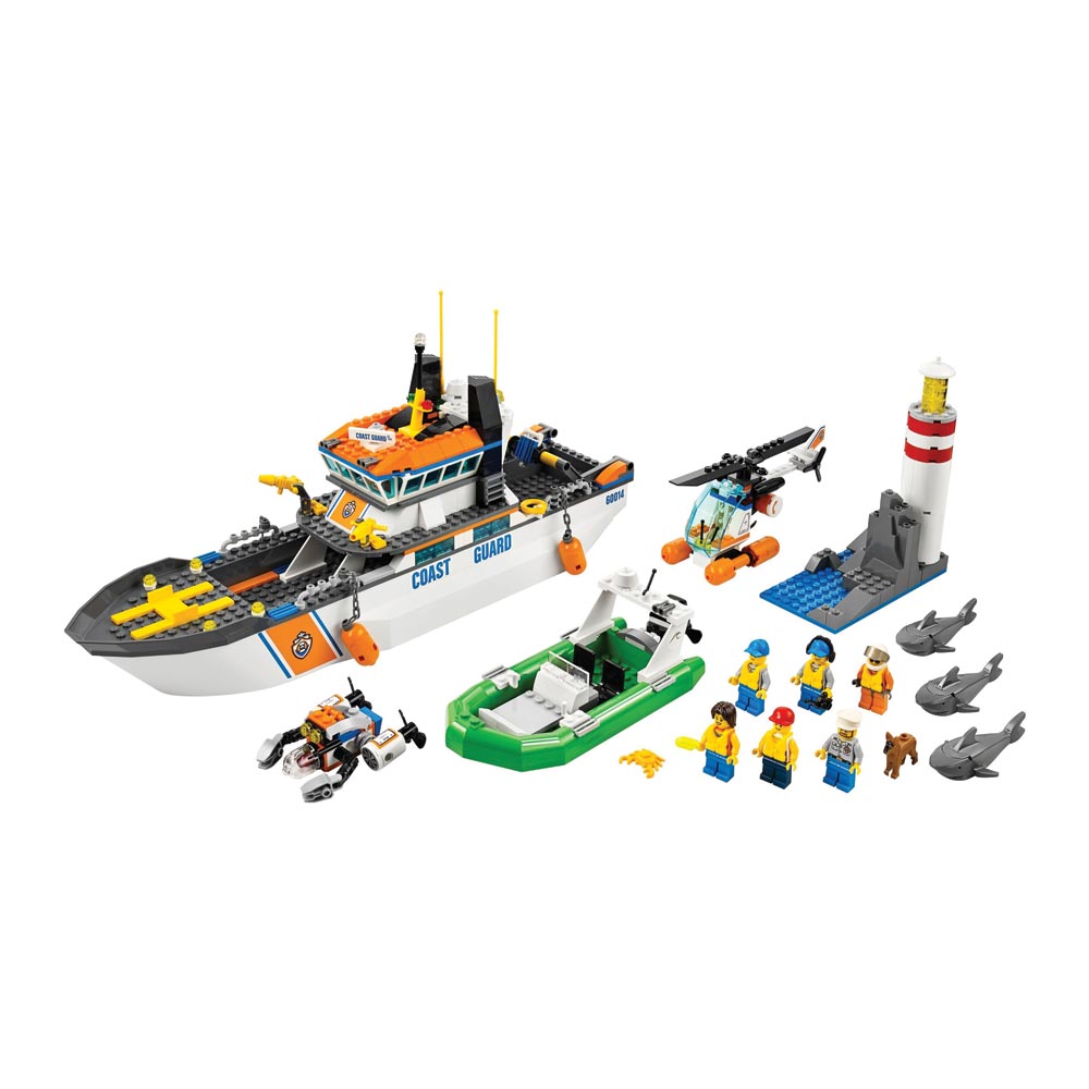 Lego city coast guard boat hotsell