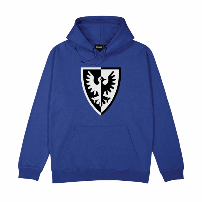 Brickly - LEGO - Classic Castle Faction Shields - Blue Hoodie - Black Falcons
