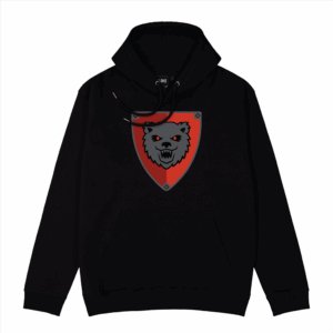 Brickly - LEGO - Classic Castle Faction Shields - Black Hoodie - Bear Knights