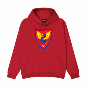 Brickly - LEGO - Classic Castle Faction Shields - Red Hoodie - Black Knights