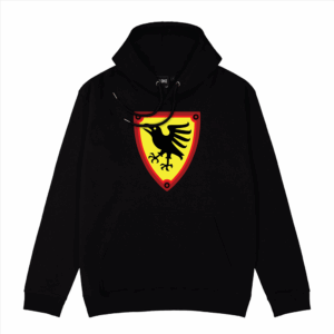 Brickly - LEGO - Classic Castle Faction Shields - Black Hoodie - Black Ravens