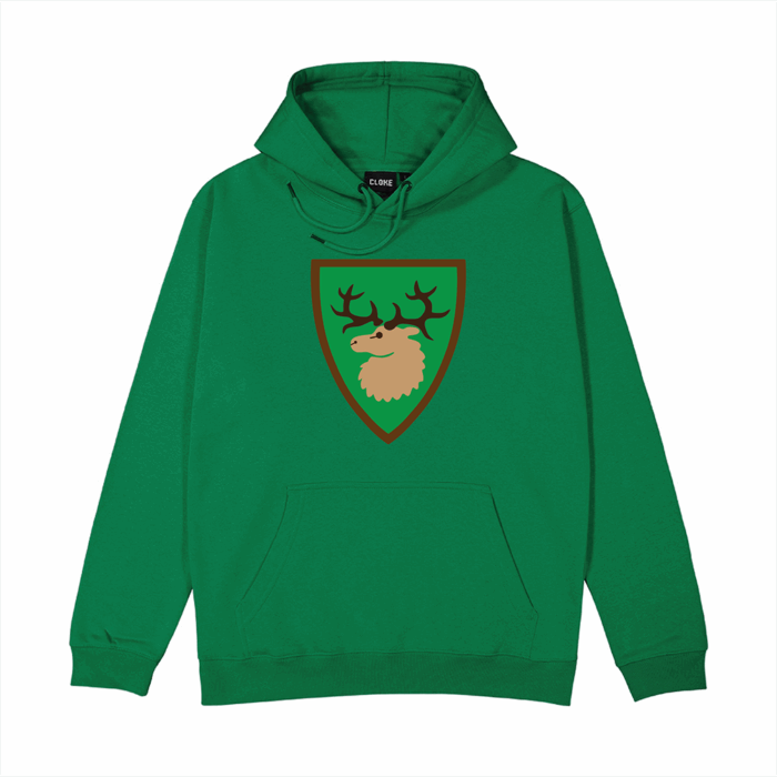 Brickly - LEGO - Classic Castle Faction Shields - Green Hoodie - Forestmen