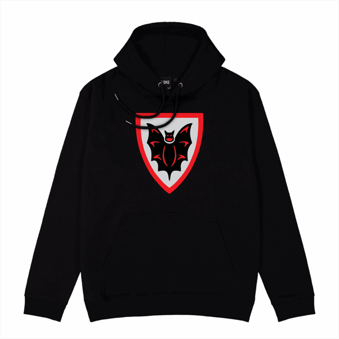 Brickly - LEGO - Classic Castle Faction Shields - Black Hoodie - Fright Knights