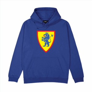 Brickly - LEGO - Classic Castle Faction Shields - Blue Hoodie - Lion Knights