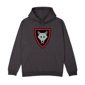 Brickly - LEGO - Classic Castle Faction Shields - Maroon Hoodie - Wolfpack