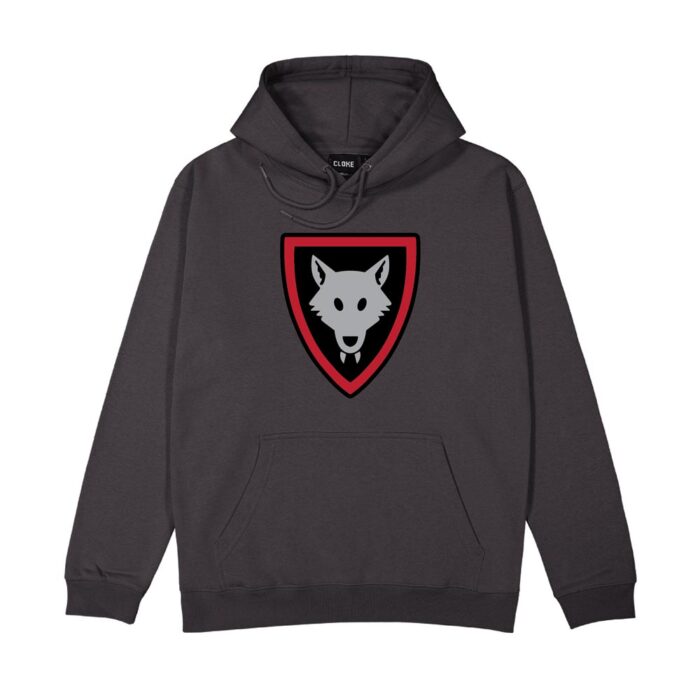 Brickly - LEGO - Classic Castle Faction Shields - Maroon Hoodie - Wolfpack