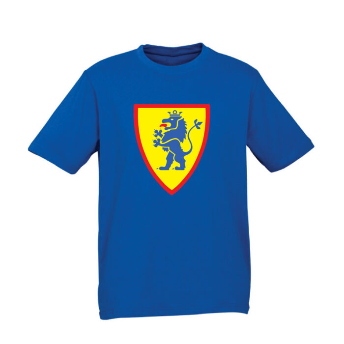 Brickly - LEGO - Classic Castle Faction Shields - Blue T-Shirt - Lion Knights