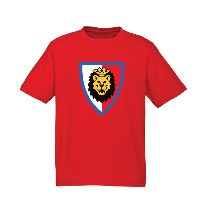 Brickly - LEGO - Classic Castle Faction Shields - Red T-Shirt - Royal Knights