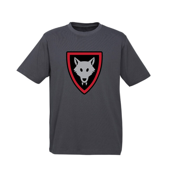 Brickly - LEGO - Classic Castle Faction Shields - Dark Grey T-Shirt - Wolfpack
