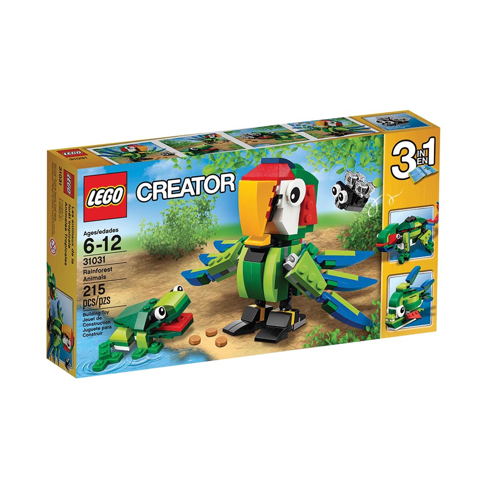 lego creator 3 in 1 rainforest animals