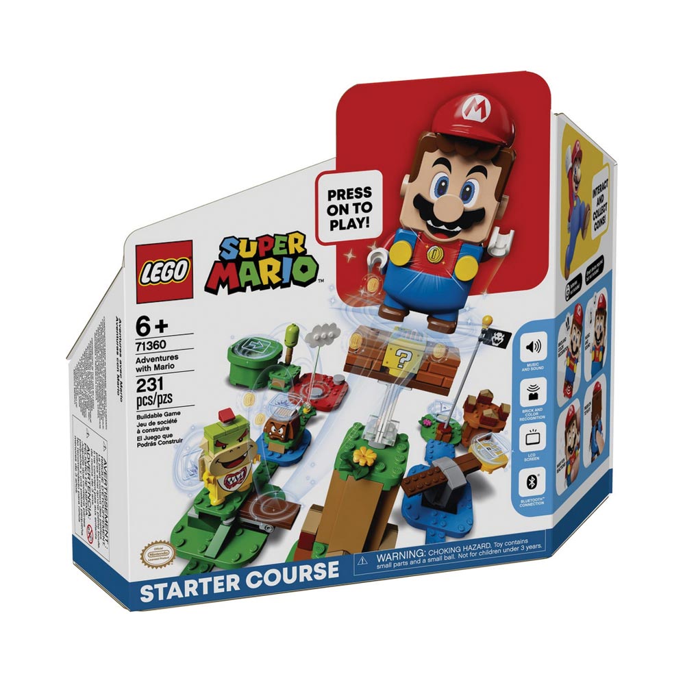 Brickly - 71360 Lego Super Mario Adventures with Mario Starter Course - Box Front