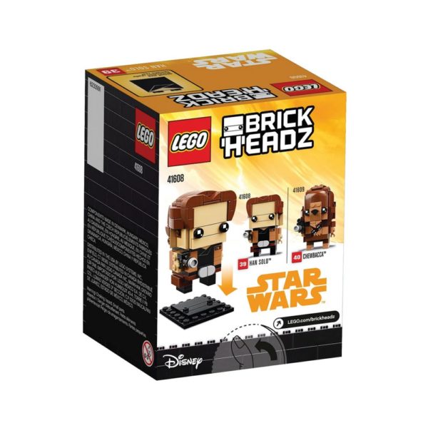 Brickly - 41608 Lego Brickheadz Han Solo - Box Back