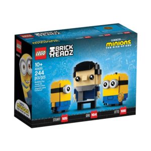 Brickly - 40420 Lego Brickheadz - The Rise of Gru - Gru, Stuart and Otto - Box Front
