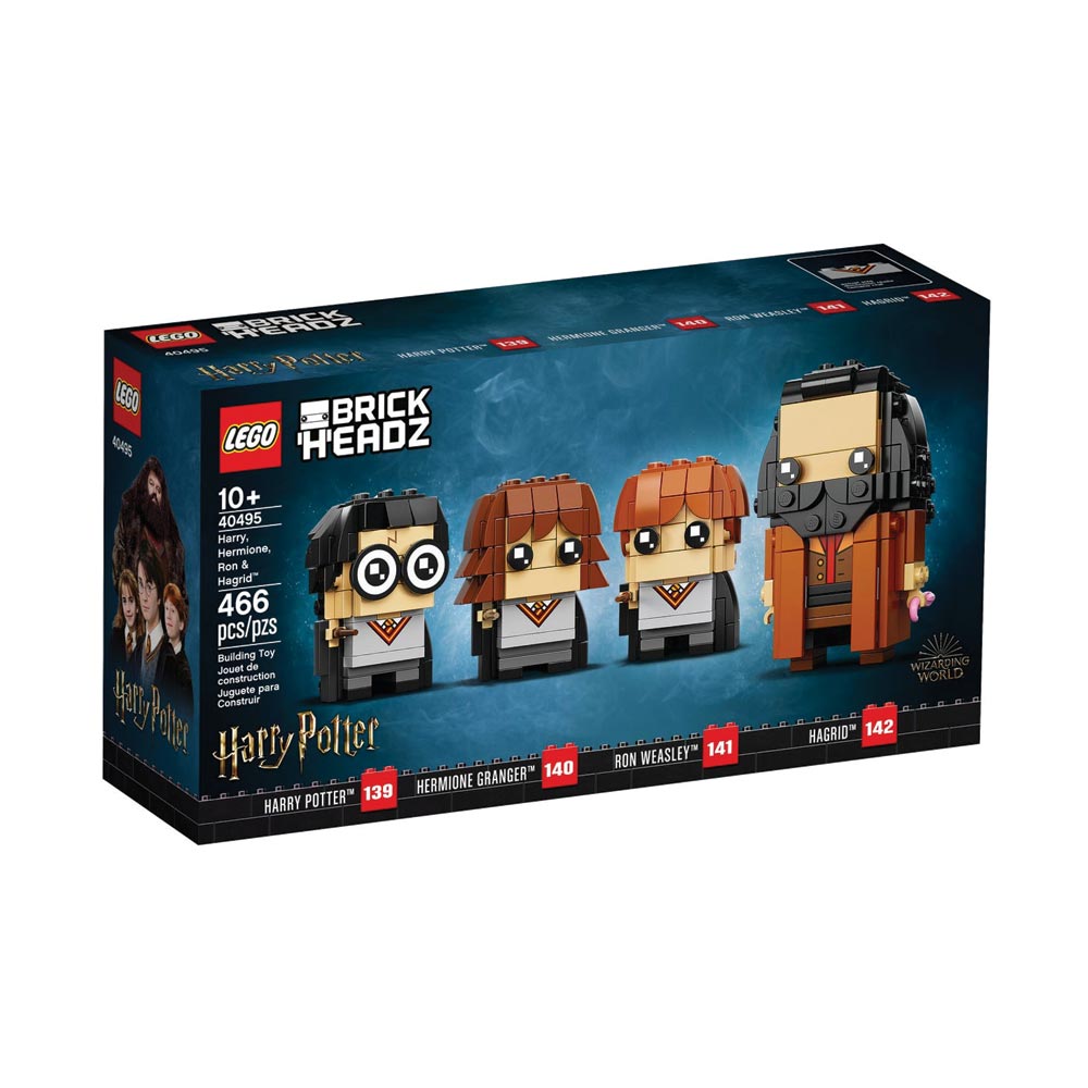 Brickly - 40495 Lego Brickheadz Harry Potter - Harry, Hermione, Ron & Hagrid - Box Front