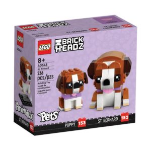 Brickly - 40453 Lego Brickheadz St. Bernard - Box Front
