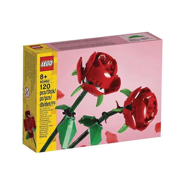 Brickly - 40460 Lego Roses - Box Front - A great gift for Valentine's Day or Mother's Day!