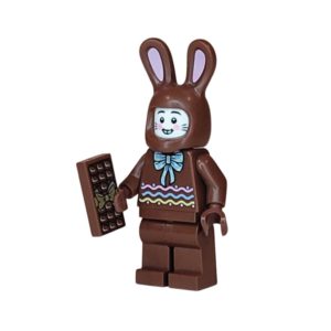 Brickly - HOL199 Lego Build a Minifigure Chocolate Bunny - Front